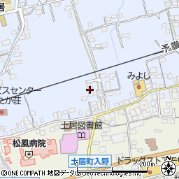 愛媛県四国中央市土居町土居768周辺の地図