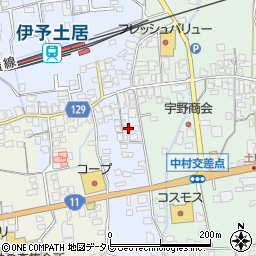 愛媛県四国中央市土居町土居34周辺の地図