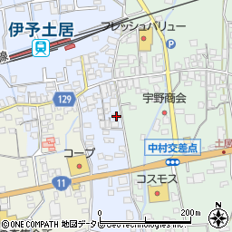 愛媛県四国中央市土居町土居35周辺の地図