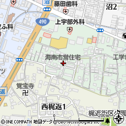 海南市営住宅周辺の地図