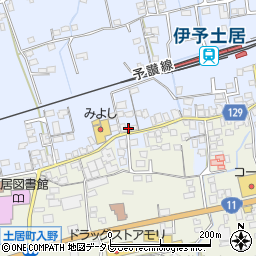 愛媛県四国中央市土居町土居680周辺の地図