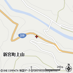 愛媛県四国中央市新宮町上山3307周辺の地図