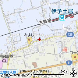 愛媛県四国中央市土居町土居681周辺の地図