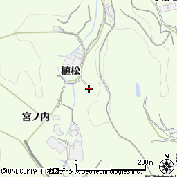 徳島県小松島市櫛渕町植松周辺の地図