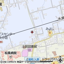 愛媛県四国中央市土居町土居756周辺の地図