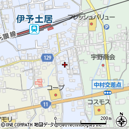 愛媛県四国中央市土居町土居46周辺の地図