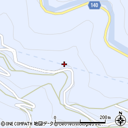 徳島県三好市池田町松尾松本291-1周辺の地図