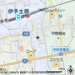 愛媛県四国中央市土居町土居41周辺の地図