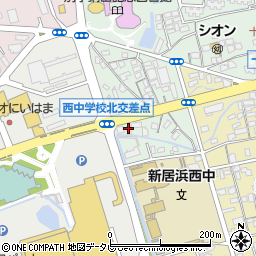 徳寿工業株式会社　新居浜出張所周辺の地図