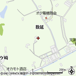 徳島県小松島市櫛渕町数延周辺の地図