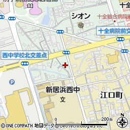 愛媛県新居浜市北新町12周辺の地図
