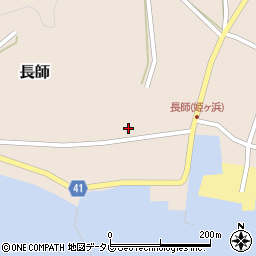 中島中学校　青潮寮周辺の地図