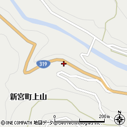 愛媛県四国中央市新宮町上山3306周辺の地図