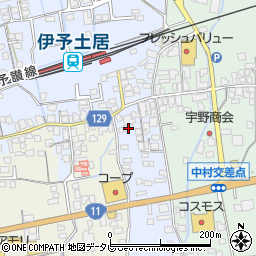 愛媛県四国中央市土居町土居47周辺の地図