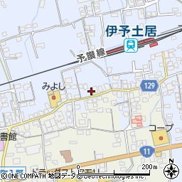 愛媛県四国中央市土居町土居648周辺の地図