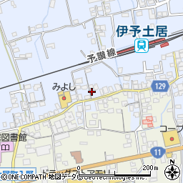 愛媛県四国中央市土居町土居649周辺の地図