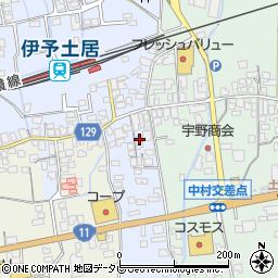 愛媛県四国中央市土居町土居39周辺の地図