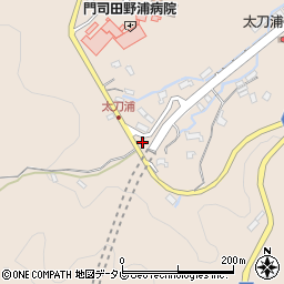 福岡県北九州市門司区田野浦1208-7周辺の地図