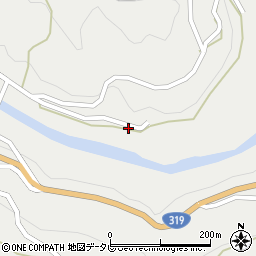 愛媛県四国中央市新宮町上山7444周辺の地図