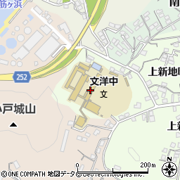 下関市立文洋中学校周辺の地図