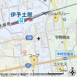 愛媛県四国中央市土居町土居48周辺の地図