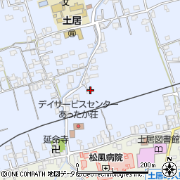 愛媛県四国中央市土居町土居874周辺の地図