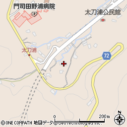 福岡県北九州市門司区田野浦1221-2周辺の地図