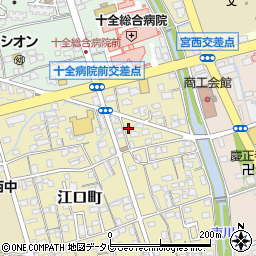 愛媛県新居浜市江口町2-15周辺の地図