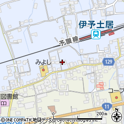 愛媛県四国中央市土居町土居650周辺の地図