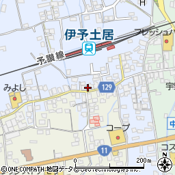 愛媛県四国中央市土居町土居57周辺の地図