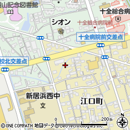 愛媛県新居浜市江口町5-18周辺の地図
