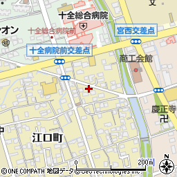 愛媛県新居浜市江口町2-23周辺の地図