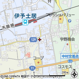 愛媛県四国中央市土居町土居49周辺の地図