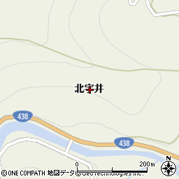 徳島県名西郡神山町下分北宇井周辺の地図