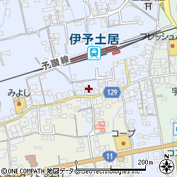 愛媛県四国中央市土居町土居76周辺の地図