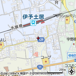 愛媛県四国中央市土居町土居59周辺の地図