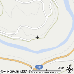 愛媛県四国中央市新宮町上山7438周辺の地図
