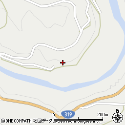 愛媛県四国中央市新宮町上山7437周辺の地図