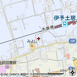 愛媛県四国中央市土居町土居676周辺の地図