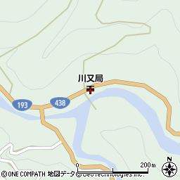 川又郵便局 ＡＴＭ周辺の地図