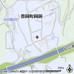 愛媛県四国中央市豊岡町岡銅238周辺の地図