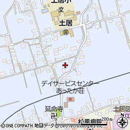愛媛県四国中央市土居町土居1540周辺の地図