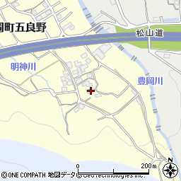 愛媛県四国中央市豊岡町五良野96周辺の地図