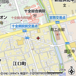 愛媛県新居浜市江口町1-24周辺の地図