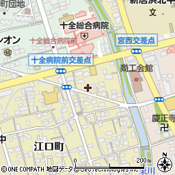 愛媛県新居浜市江口町1-26周辺の地図