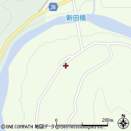和歌山県日高郡日高川町高津尾1094-2周辺の地図