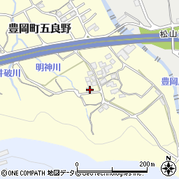 愛媛県四国中央市豊岡町五良野162周辺の地図