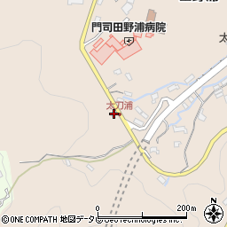 福岡県北九州市門司区田野浦1184-3周辺の地図