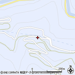 徳島県三好市池田町松尾松本244周辺の地図