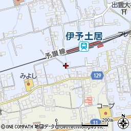 愛媛県四国中央市土居町土居642周辺の地図
